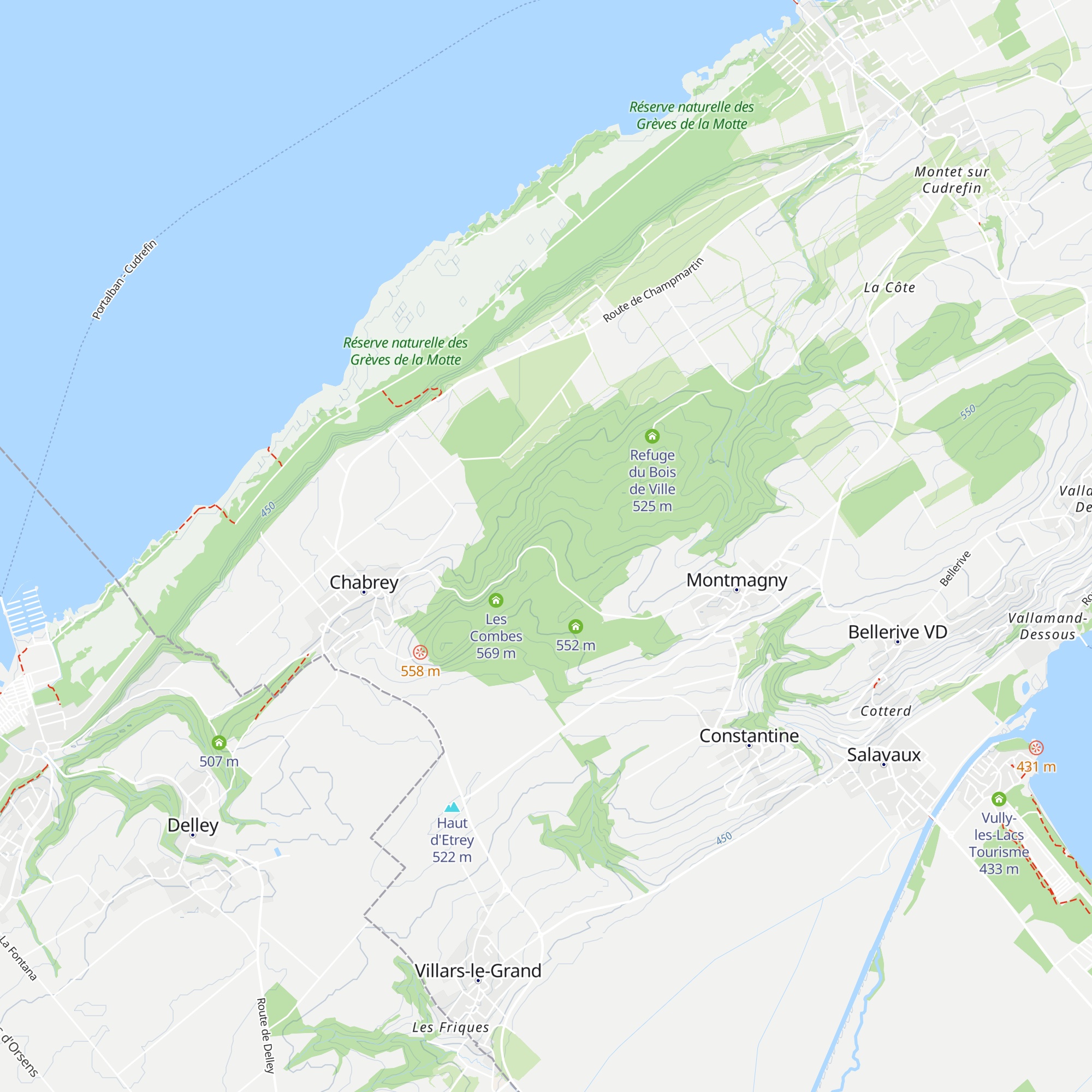 Refuge Neuf map