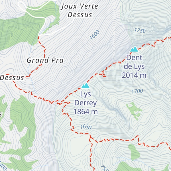 Map of Lys Derrey