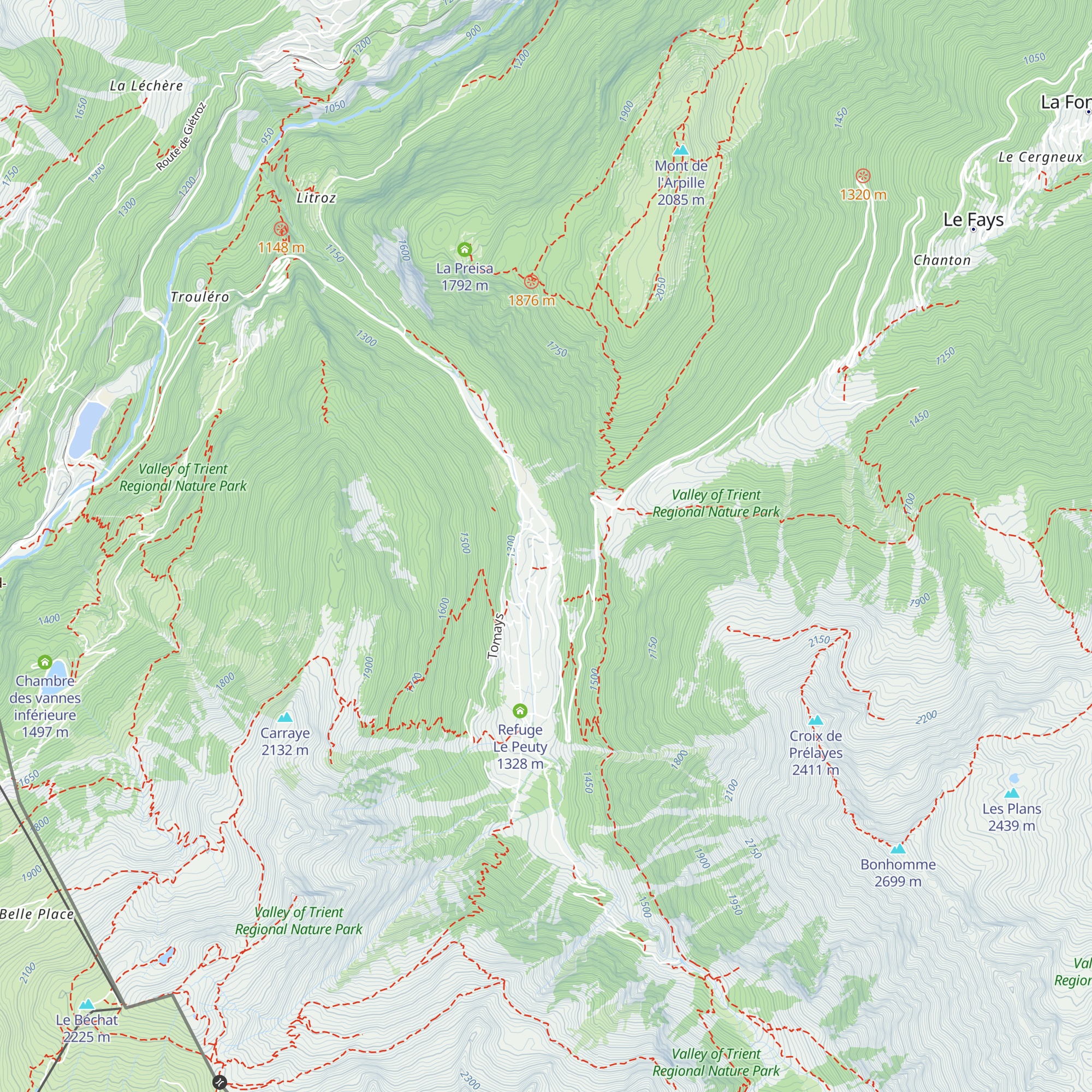 Gîte de la Gardienne map