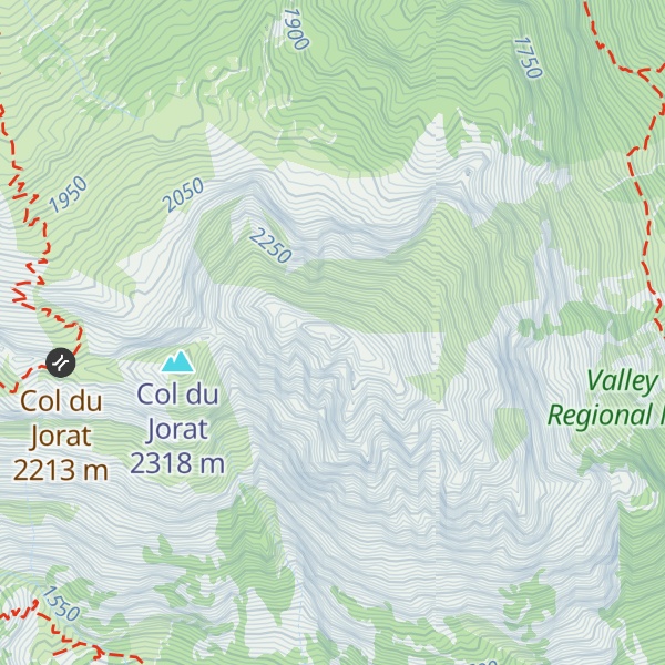 Map of Dent du Salentin