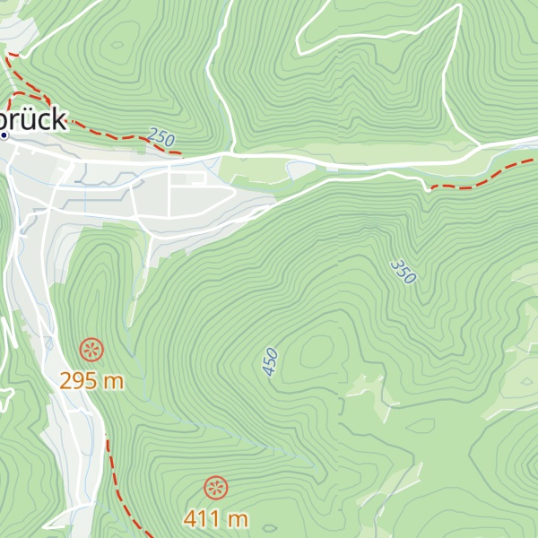 Map of Denner Hütte