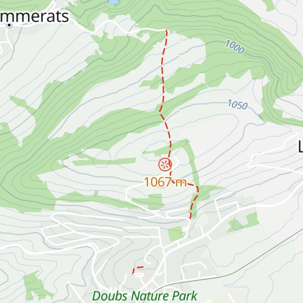 Map of Le Haut du Bémont