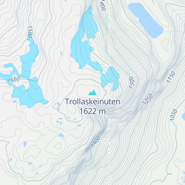 Map of Trollaskeinuten