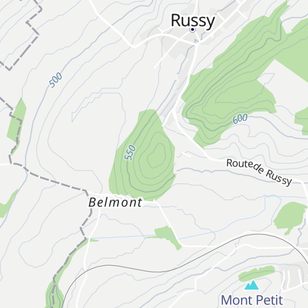 Map of Petit Belmont