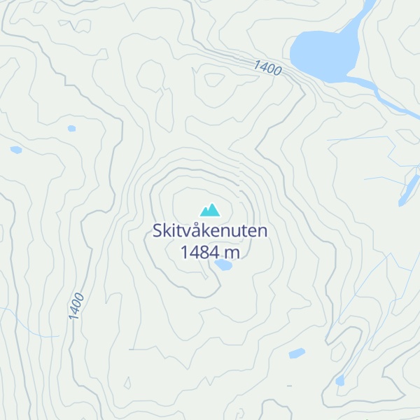Map of Skitvåkenuten