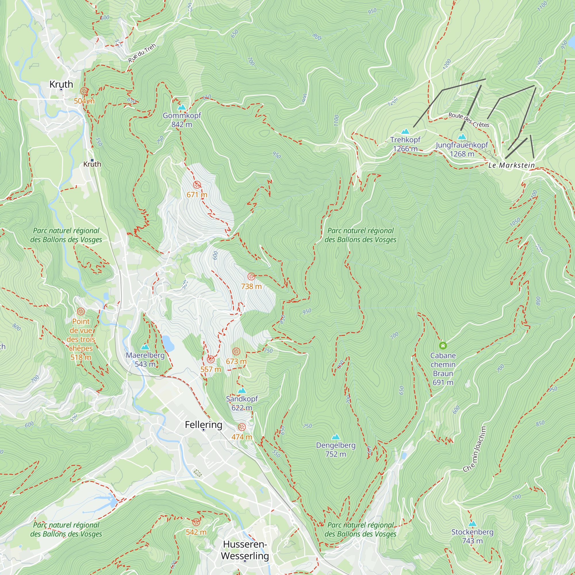 Abri de Schalm map