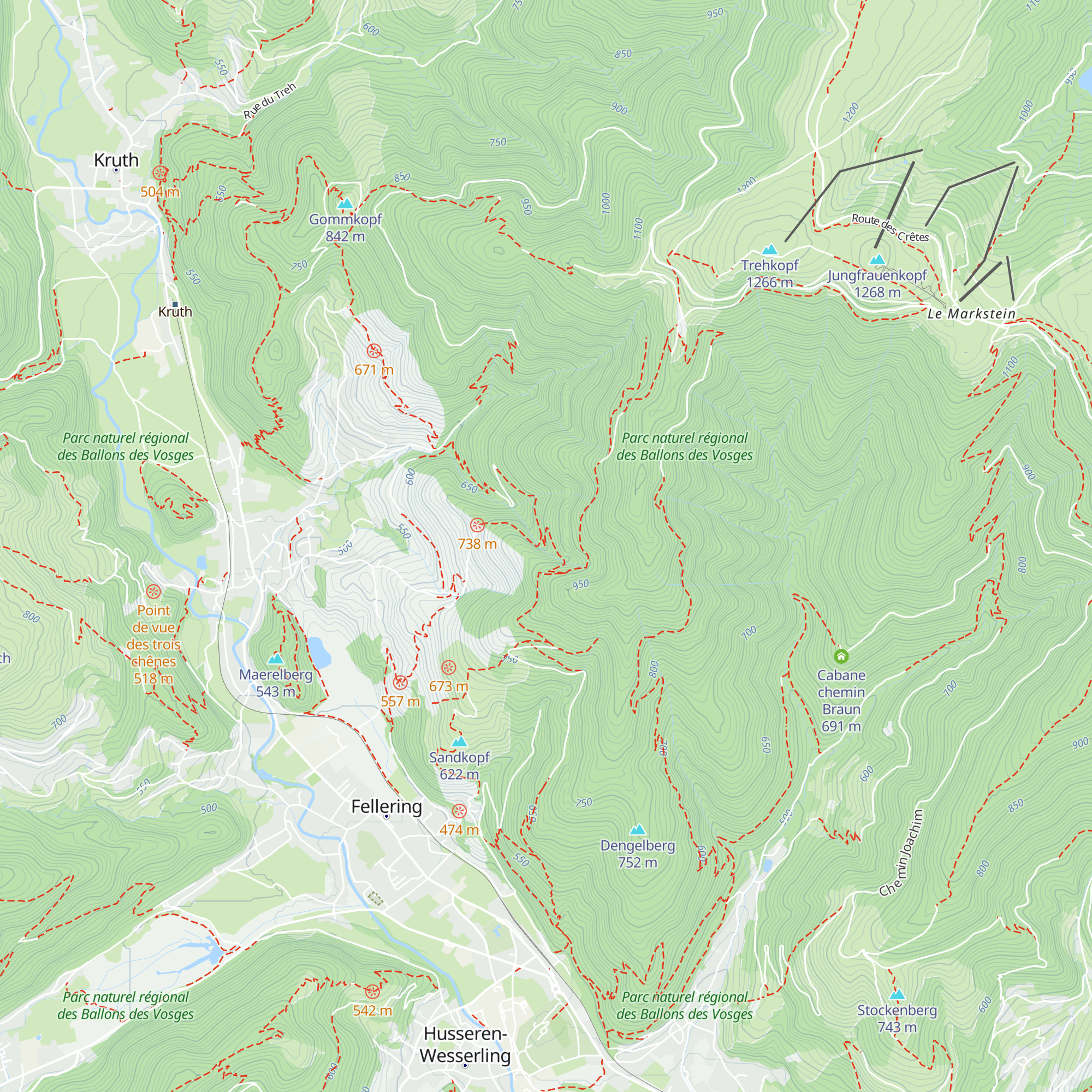 Abri de Schalm map