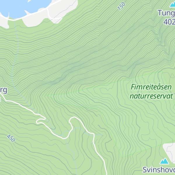Map of Kvitafjell