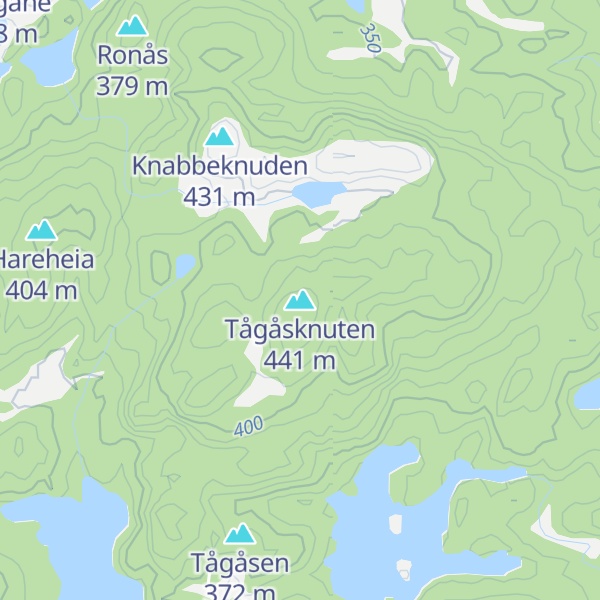 Map of Tågåsknuten