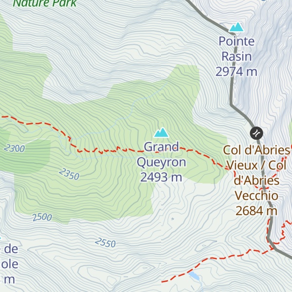 Map of Bergerie du col St Martin