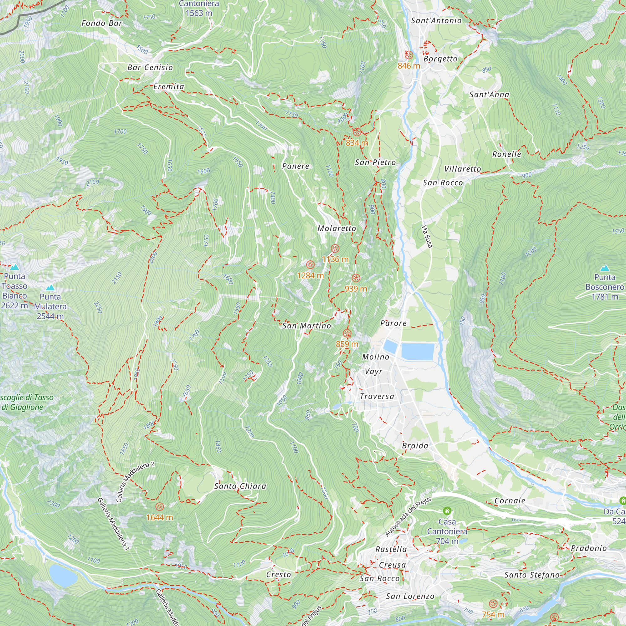Casa Cantoniera map