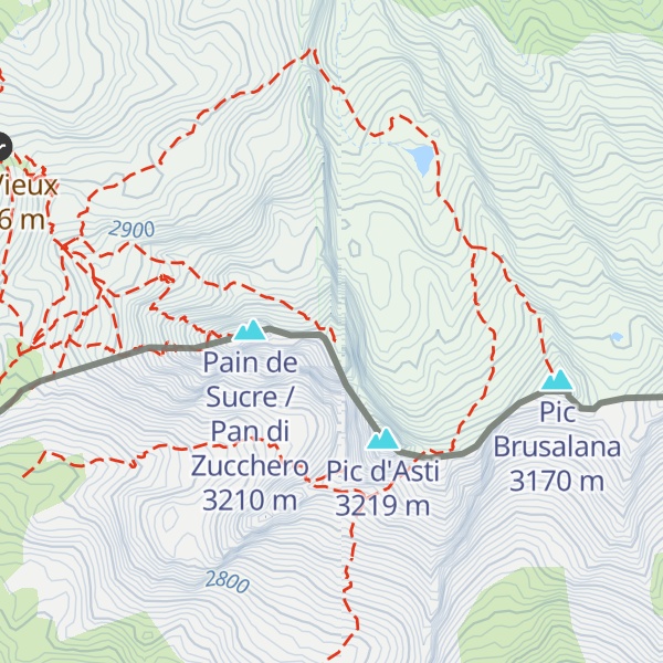 Map of Rocca Rossa
