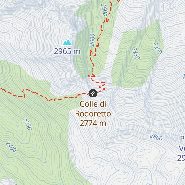 Map of Ex Ricovero militare V/G
