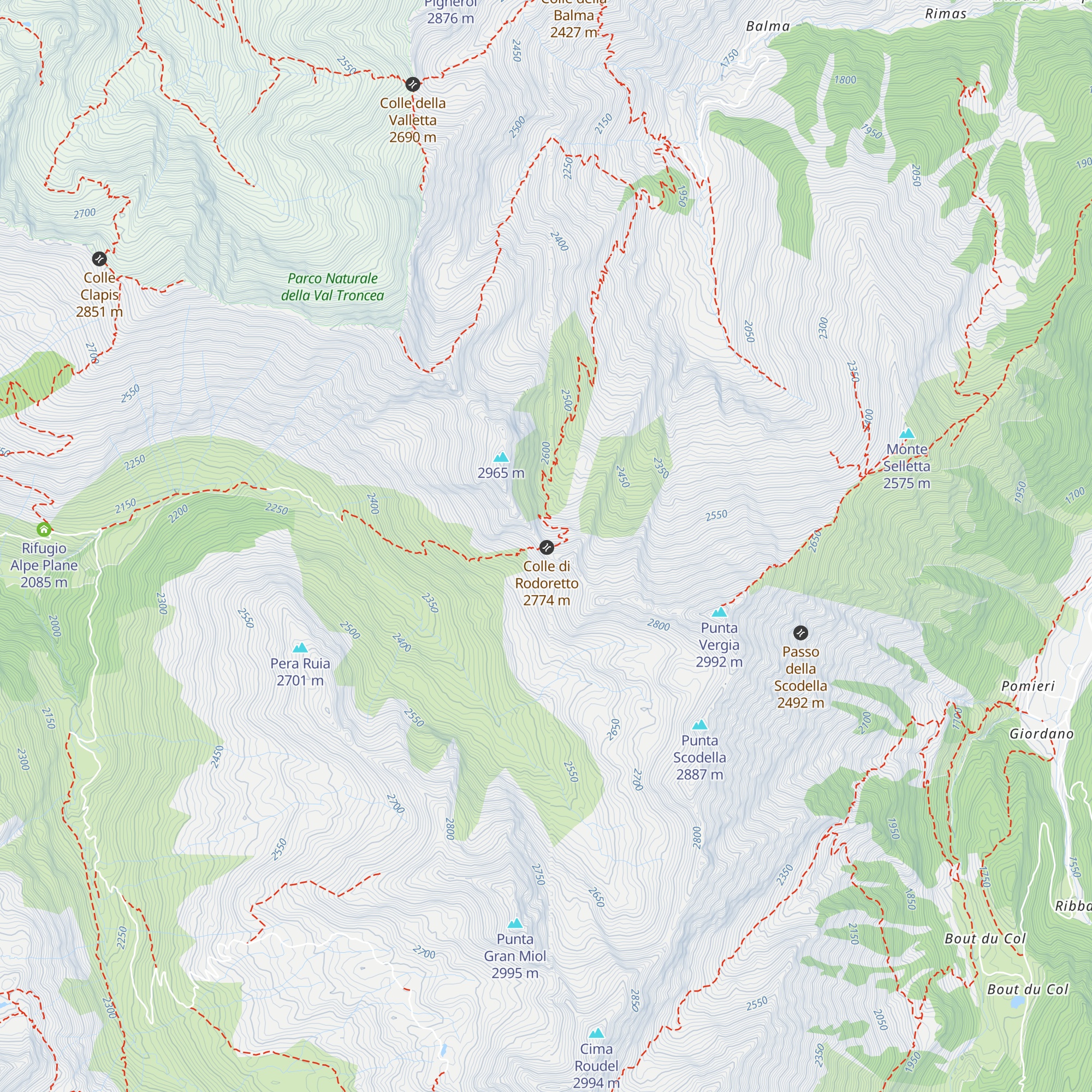 Ex Ricovero militare V/G map
