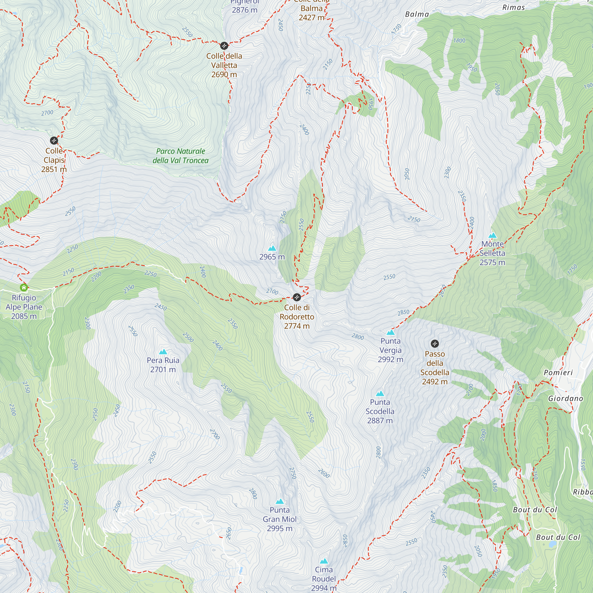 Ex Ricovero militare V/G map