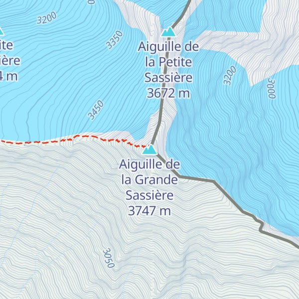 Map of Aiguille de la Grande Sassière