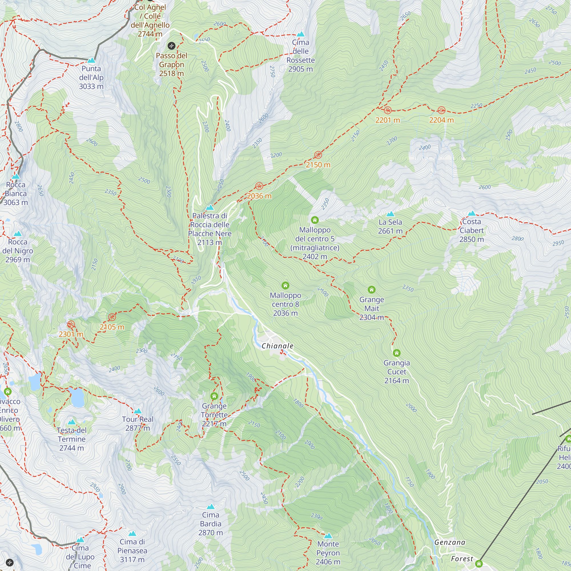 Malloppo centro 8 map