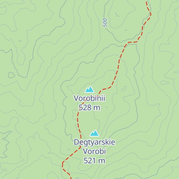 Map of Vorobinii