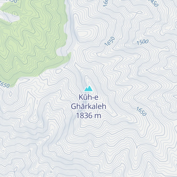 Map of Kūh-e Ghārkaleh