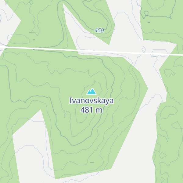 Map of Ivanovskaya