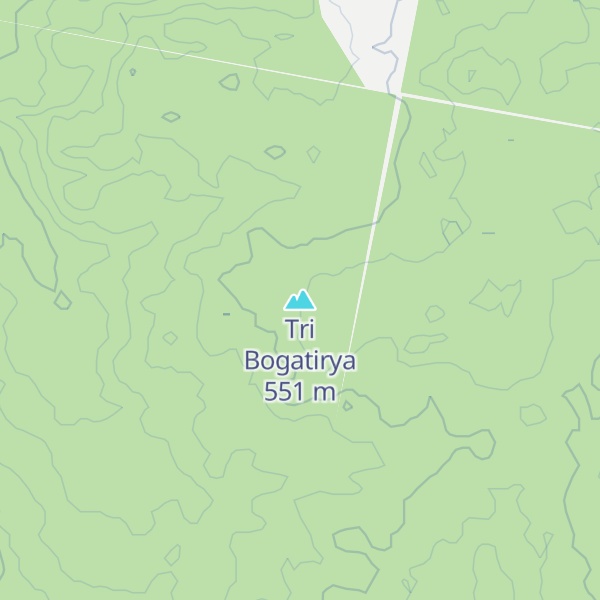 Map of Tri Bogatirya