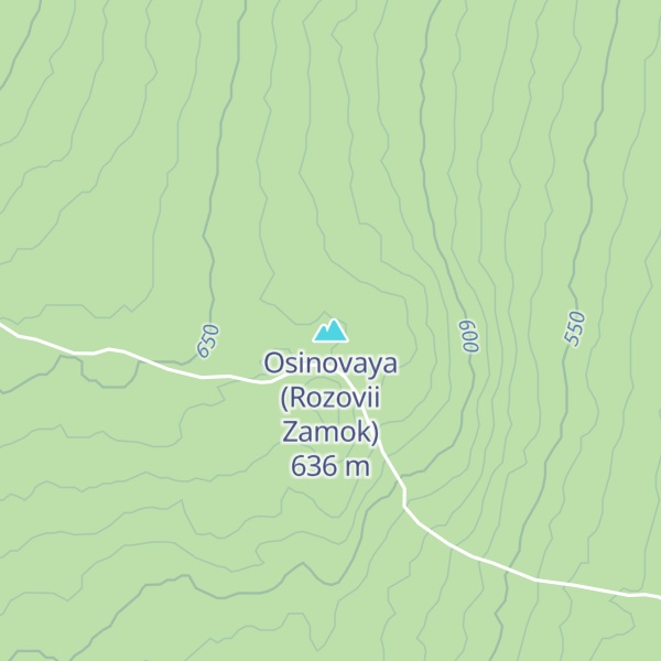 Map of Osinovaya (Rozovii Zamok)