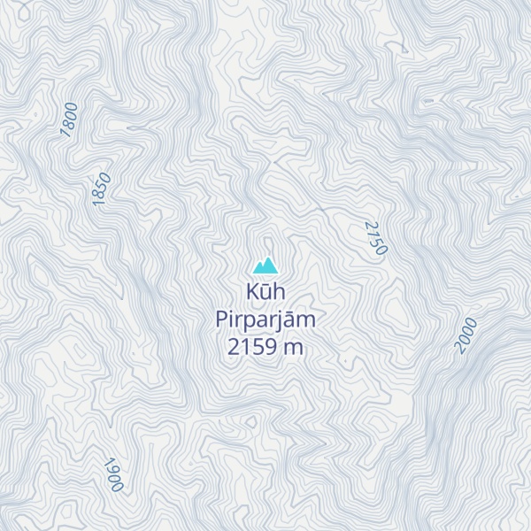 Map of Kūh Pirparjām