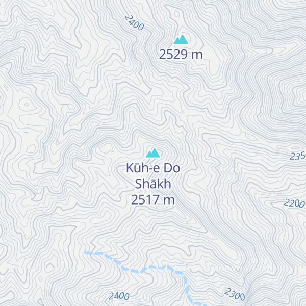 Map of Kūh-e Do Shākh