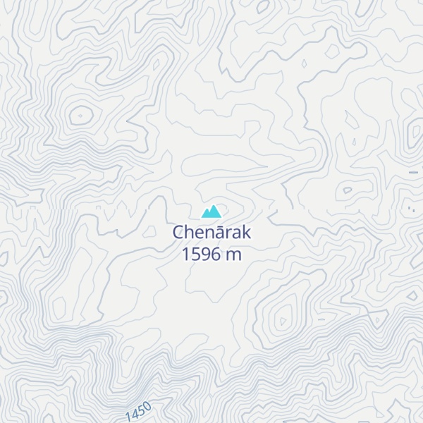 Map of Chenārak