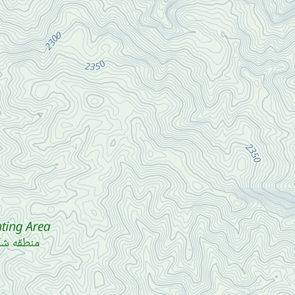 Map of Kūh-e Tūrāneh