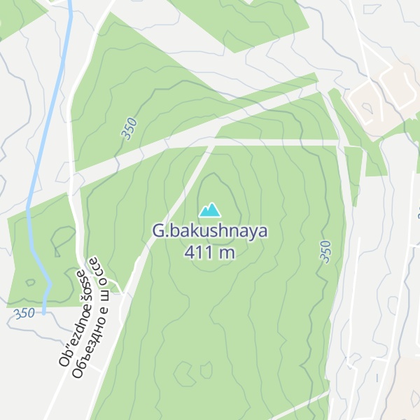 Map of G.bakushnaya