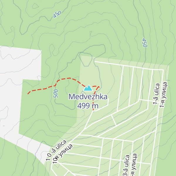 Map of Medvezhka