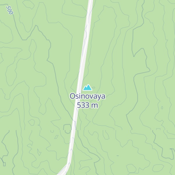 Map of Osinovaya