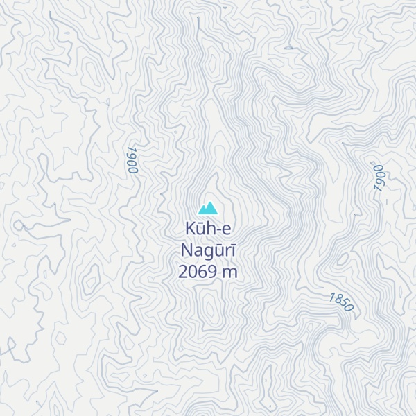 Map of Kūh-e Nagūrī