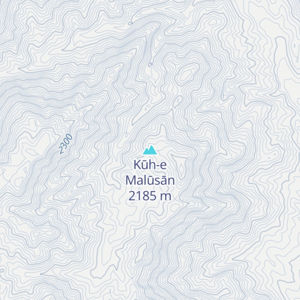 Map of Kūh-e Malūsān
