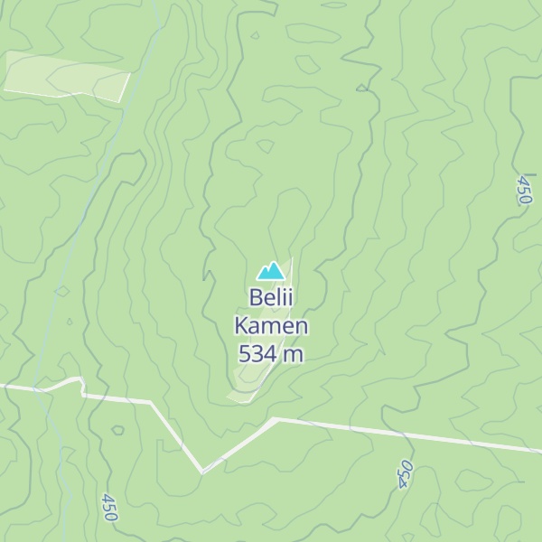 Map of Belii Kamen