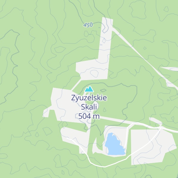 Map of Zyuzelskie Skali