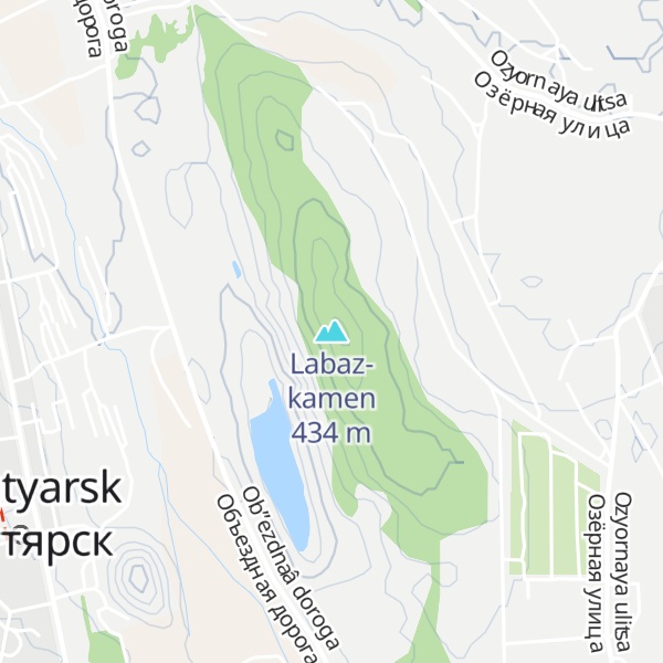 Map of Labaz-kamen