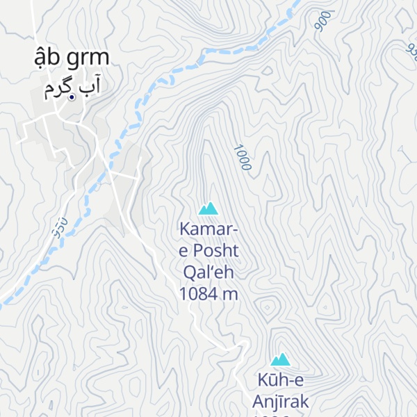 Map of Kamar-e Posht Qal‘eh