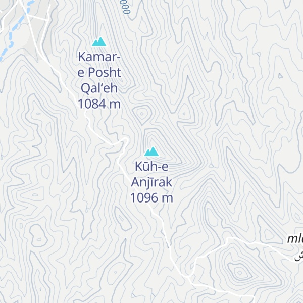 Map of Kūh-e Anjīrak