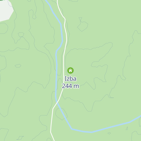 Map of Izba