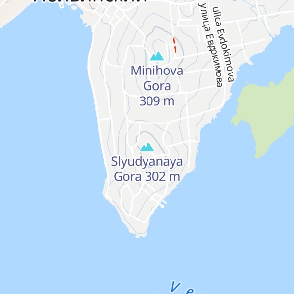 Map of Slyudyanaya Gora