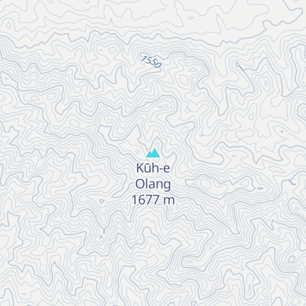 Map of Kūh-e Olang