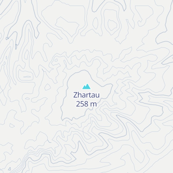 Map of Zhartau