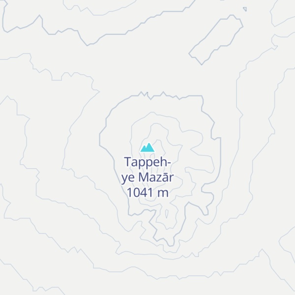 Map of Tappeh-ye Mazār