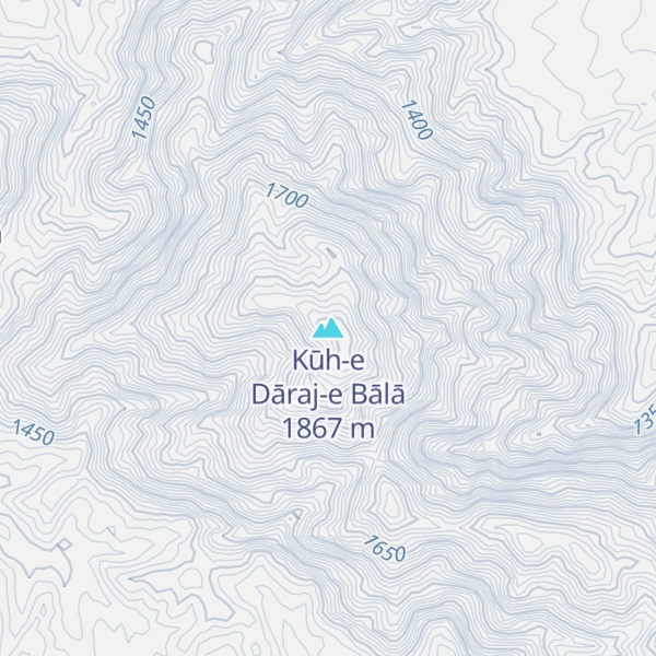 Map of Kūh-e Dāraj-e Bālā