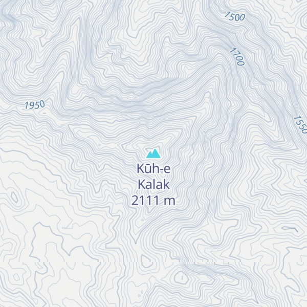 Map of Kūh-e Kalak