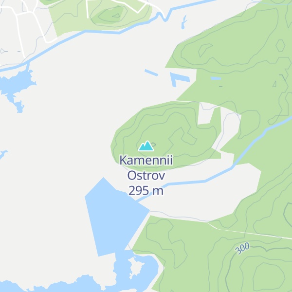 Map of Kamennii Ostrov
