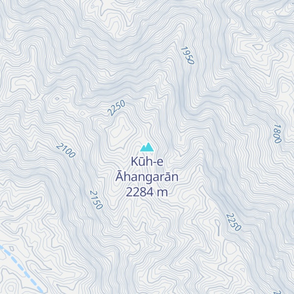 Map of Kūh-e Āhangarān