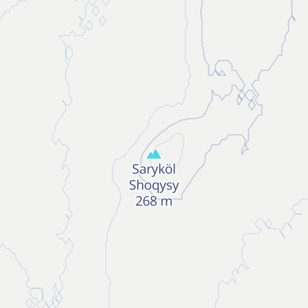 Map of Saryköl Shoqysy